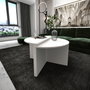 Hanah Home Dolunay - Mesa de centro blanca de dos piezas